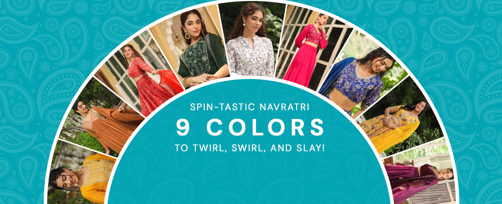 Spin-tastic Navratri: 9 Colors to Twirl, Swirl, and Slay!