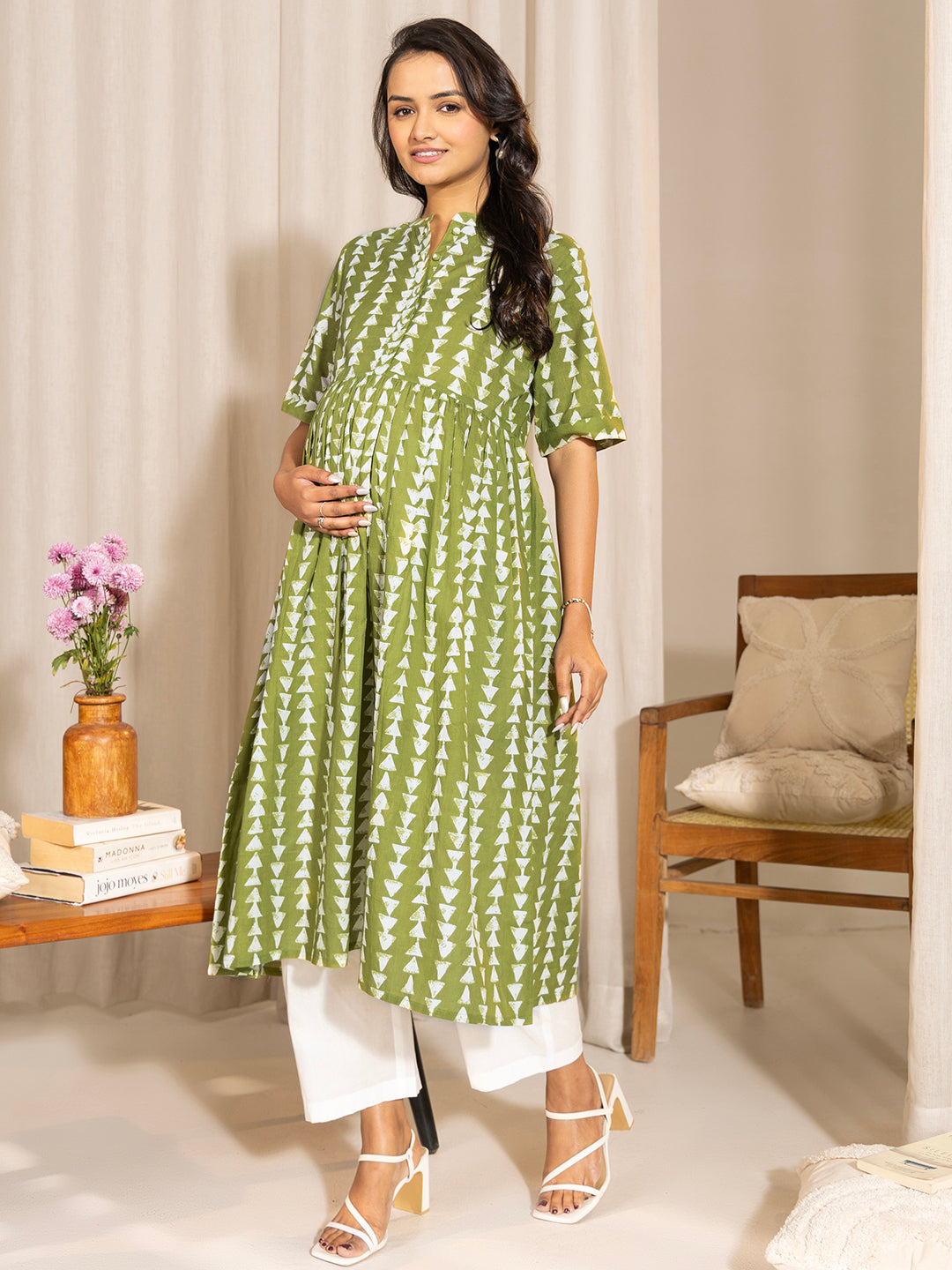 Stylish Maternity Kurtas collection for Mom at Janasya Shop Now