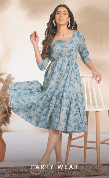 Designer Fancy Anarkali Dress at best price in Ahmedabad by Rushan Silk |  ID: 4723807597